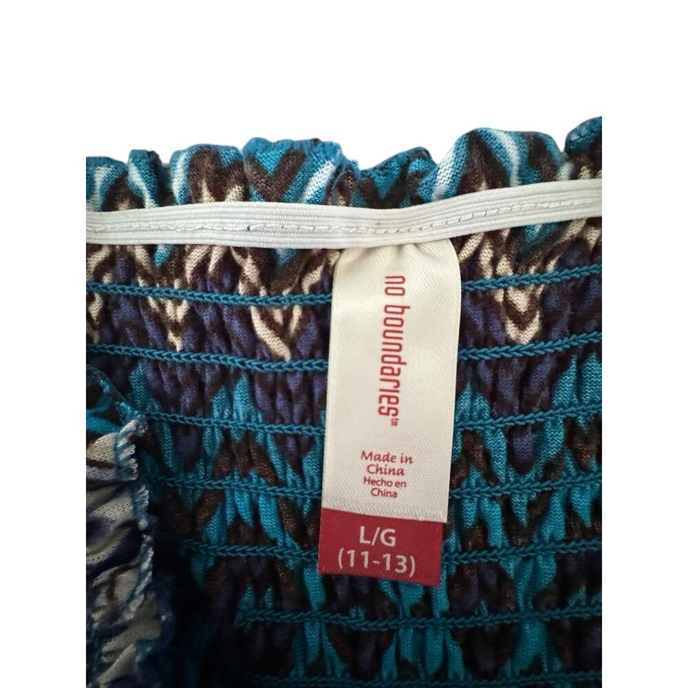 Y2K Bando‎ Top Maxi Dress No Boundaries Size Large Multicolor - Picture 2 of 3